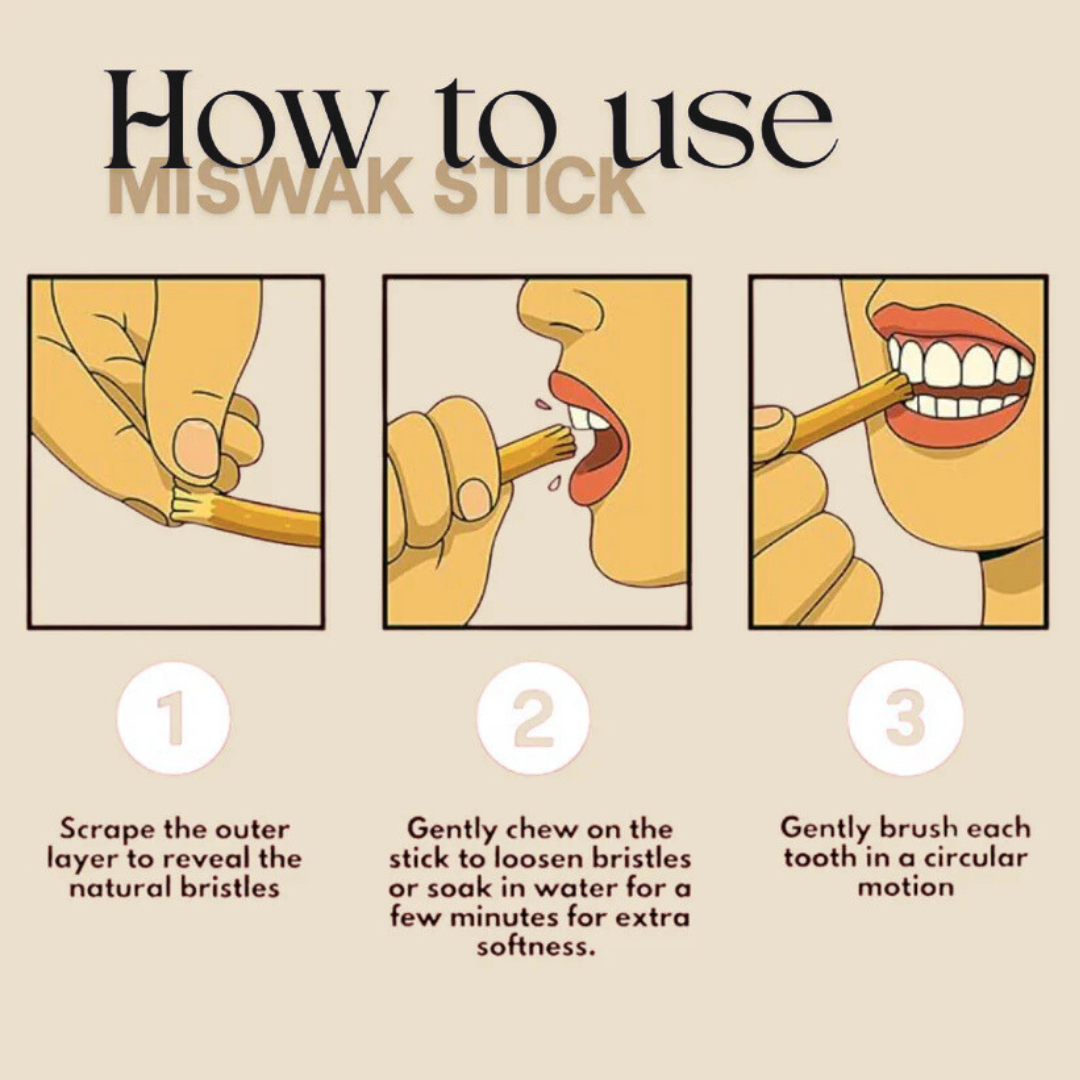 Miswak Natural Teeth Whitening