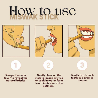 Miswak Natural Teeth Whitening