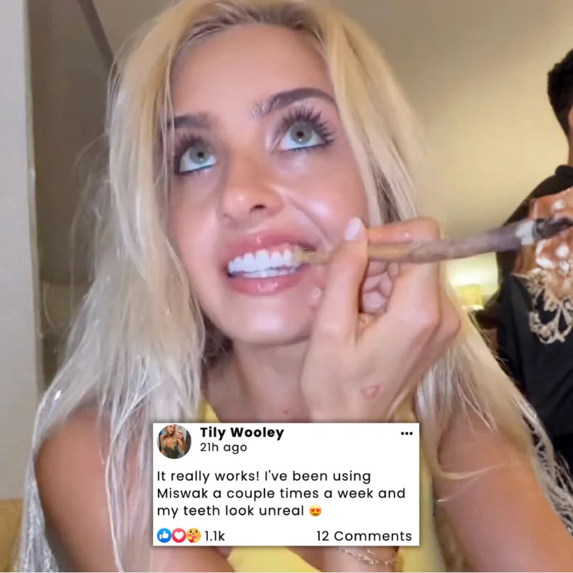 Miswak Natural Teeth Whitening